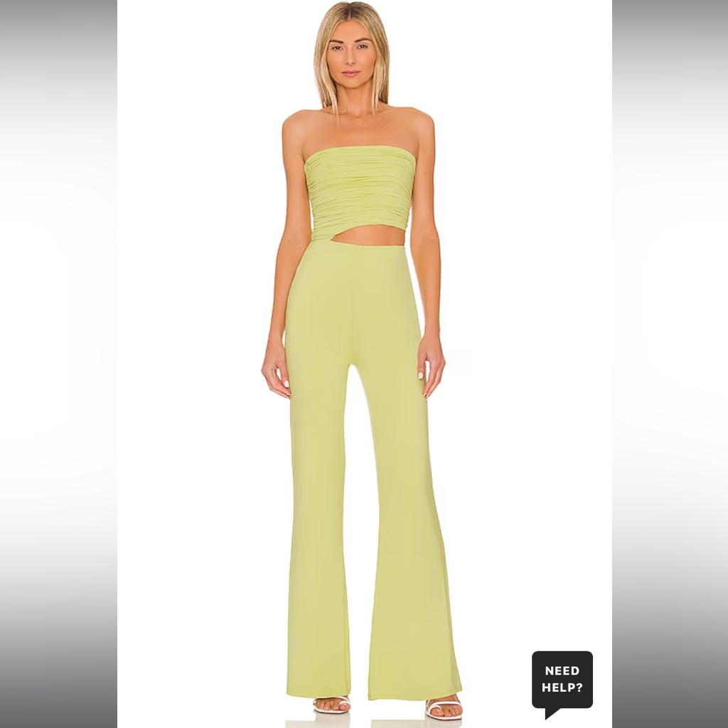 X Revolve Sosa Jumpsuit In Lime House Of Harlow 1960